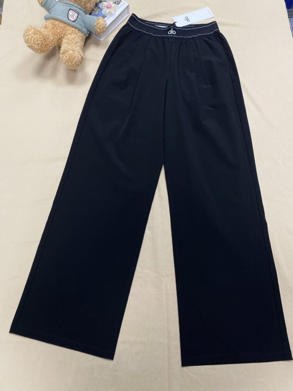 Black💓ALO Yoga Suit Up Trouser Wide Leg|Leg-Lengthening|Versatile😎XXS & XS